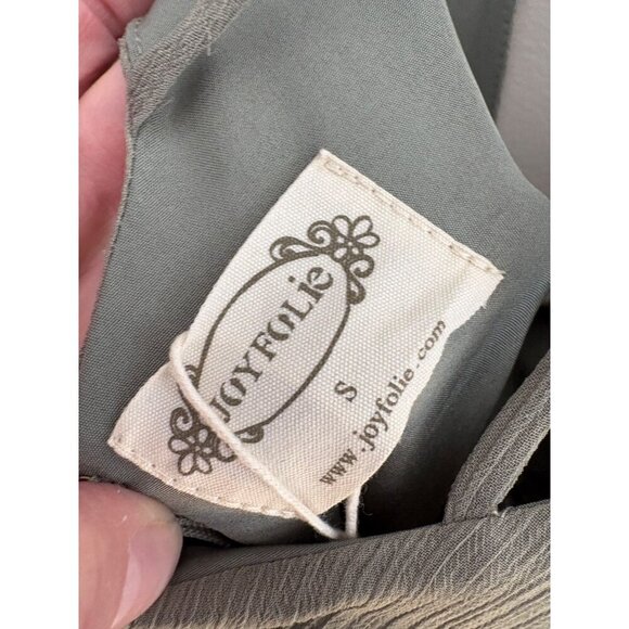 Joyfolie NWT Boho Crystal Maxi Dress in Army Green Size Small - Picture 8 of 14